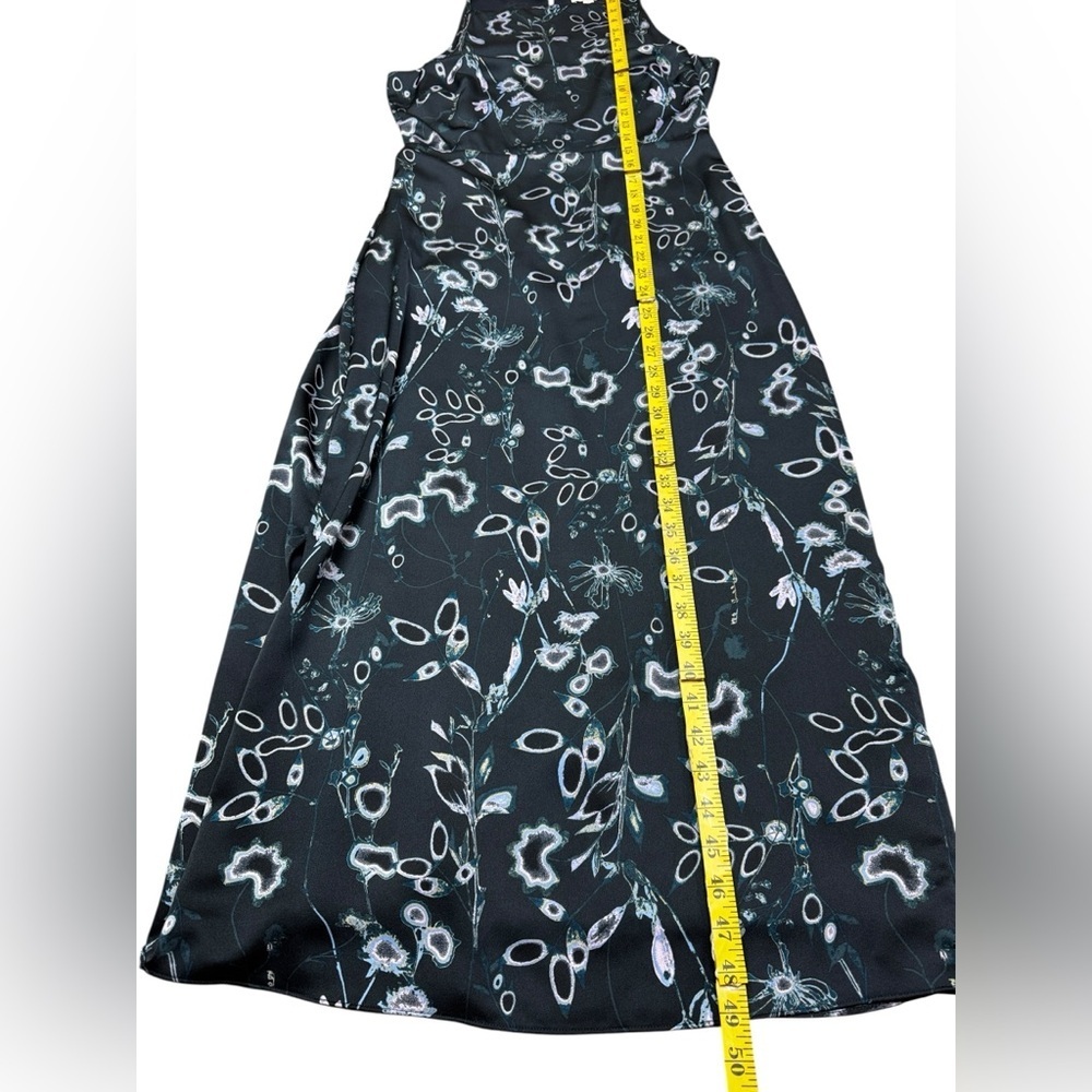 Nordstrom .Navy Floral Midi Dress - Picture 6 of 10